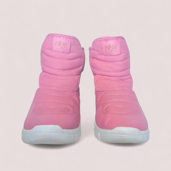 Nike Novice Pink Preschool Snow Boots Cozy Warm Waterproof Winter Footwear - Picture 7 of 12